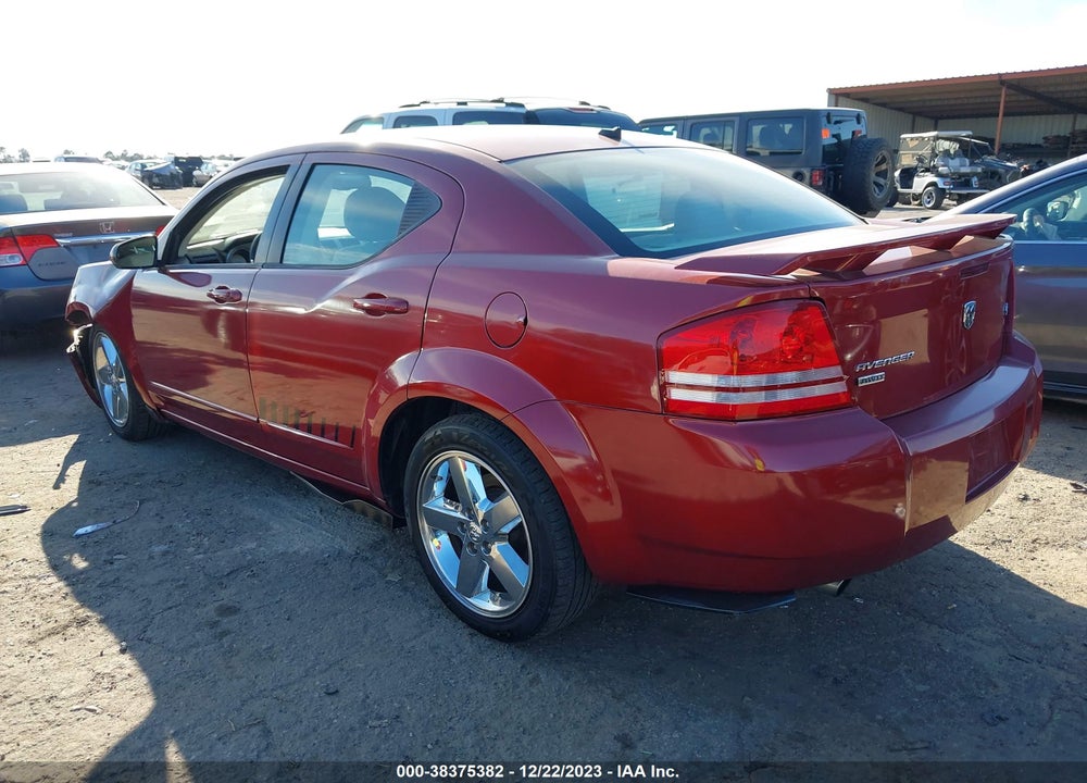 2008 DODGE AVENGER R/T VIN: 1B3LD76M48N626736