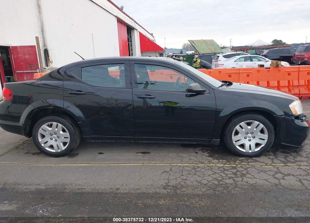 2012 DODGE AVENGER SE VIN: 1C3CDZAB5CN272674