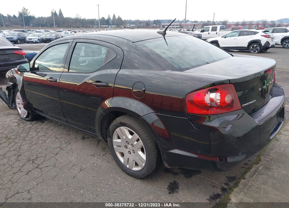 2012 DODGE AVENGER SE VIN: 1C3CDZAB5CN272674