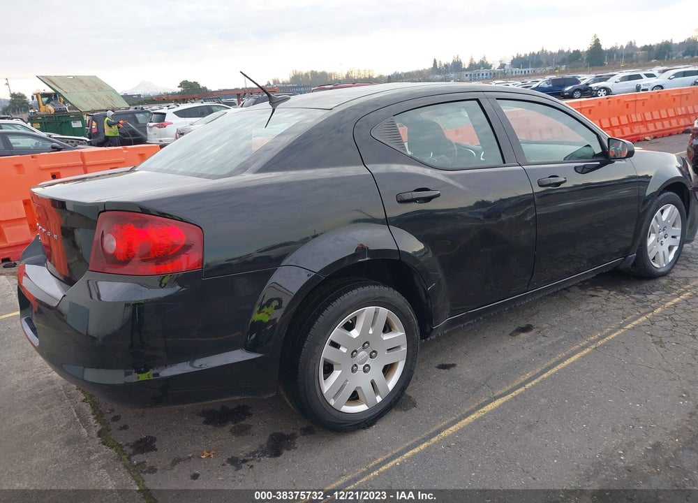 2012 DODGE AVENGER SE VIN: 1C3CDZAB5CN272674