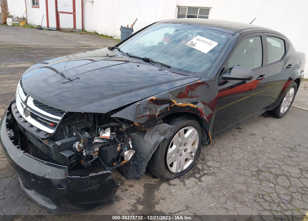 2012 DODGE AVENGER SE VIN: 1C3CDZAB5CN272674