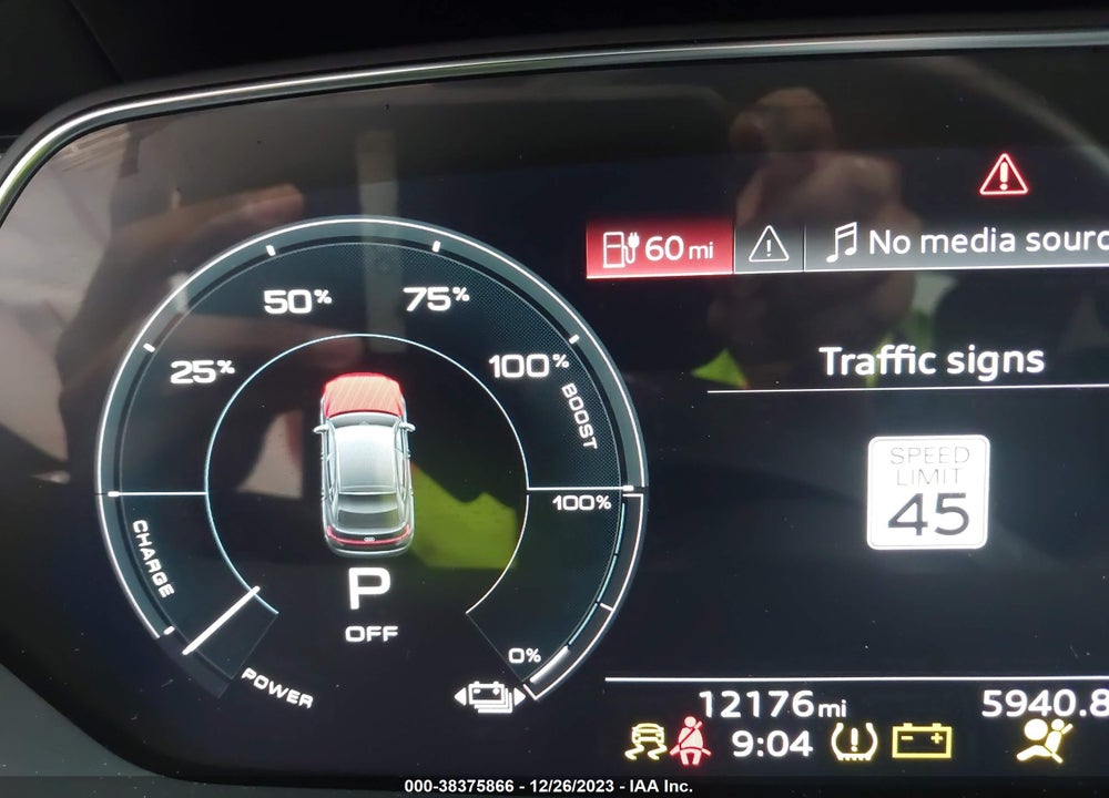 2022 AUDI E-TRON SPORTBACK PRESTIGE S LINE QUATTRO VIN: WA13AAGE4NB025555