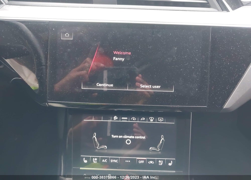 2022 AUDI E-TRON SPORTBACK PRESTIGE S LINE QUATTRO VIN: WA13AAGE4NB025555