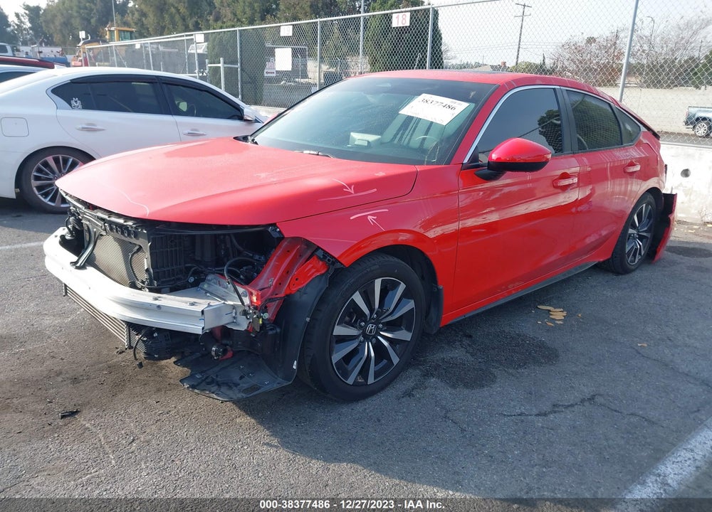 2022 HONDA CIVIC EX-L VIN: 19XFL1H75NE003693