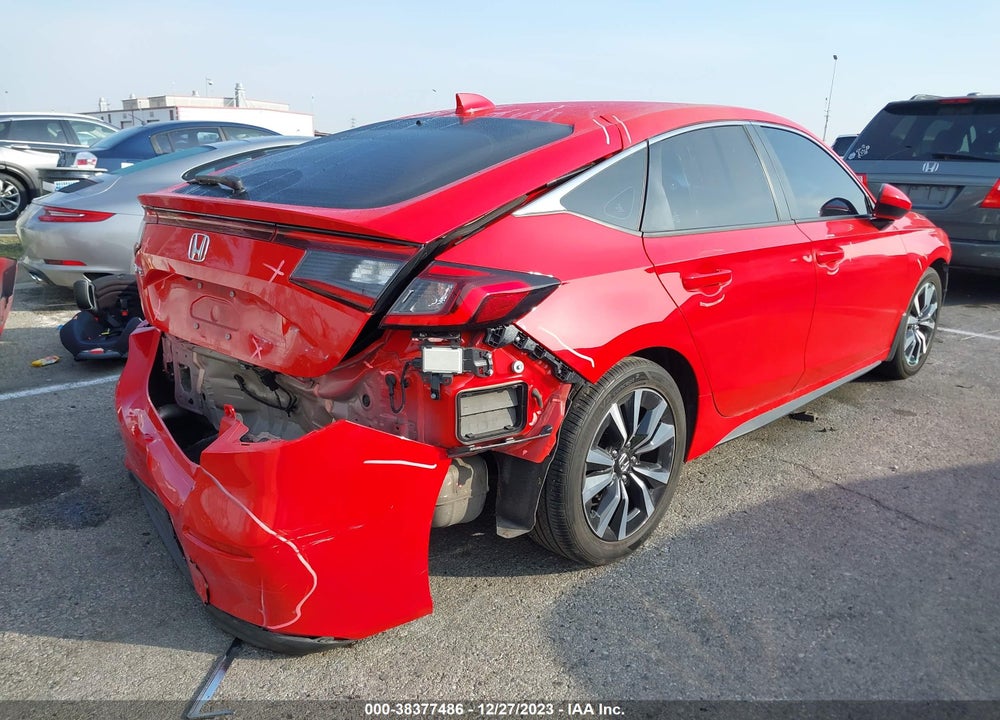 2022 HONDA CIVIC EX-L VIN: 19XFL1H75NE003693