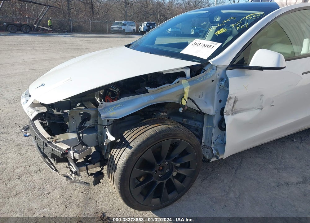 2021 TESLA MODEL Y LONG RANGE DUAL MOTOR ALL-WHEEL DRIVE VIN: 5YJYGDEEXMF060529