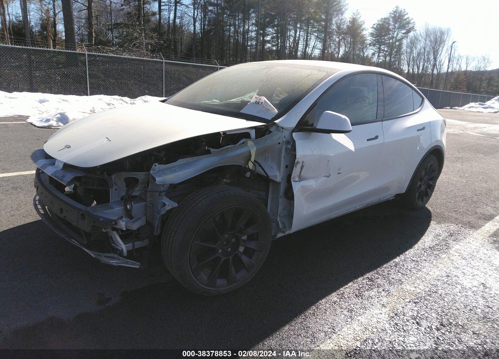 2021 TESLA MODEL Y LONG RANGE DUAL MOTOR ALL-WHEEL DRIVE VIN: 5YJYGDEEXMF060529