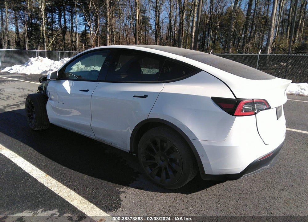 2021 TESLA MODEL Y LONG RANGE DUAL MOTOR ALL-WHEEL DRIVE VIN: 5YJYGDEEXMF060529