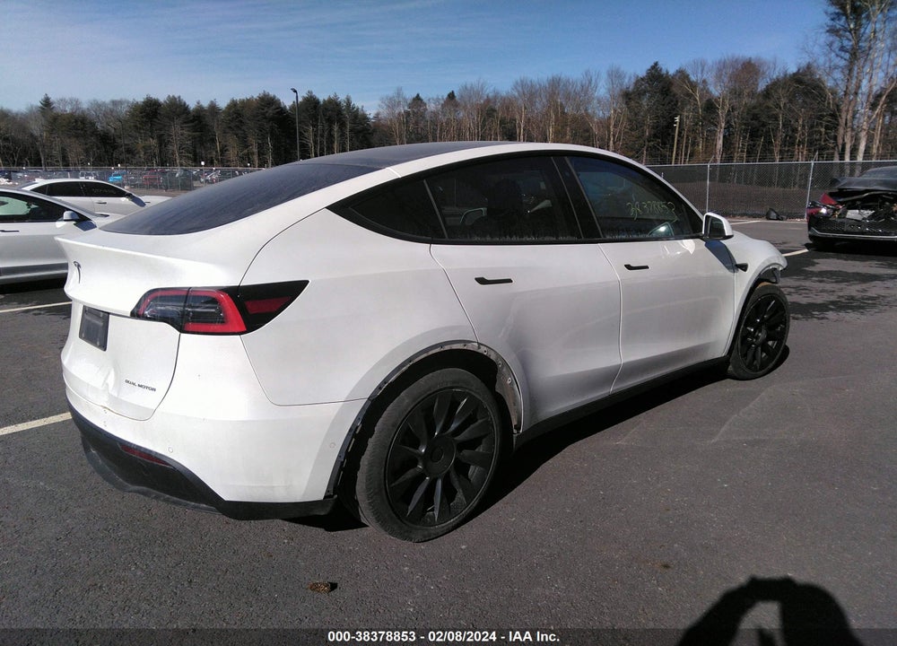 2021 TESLA MODEL Y LONG RANGE DUAL MOTOR ALL-WHEEL DRIVE VIN: 5YJYGDEEXMF060529