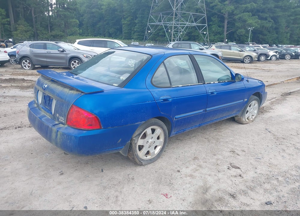 2006 NISSAN SENTRA 1.8S VIN: 3N1CB51D96L547935