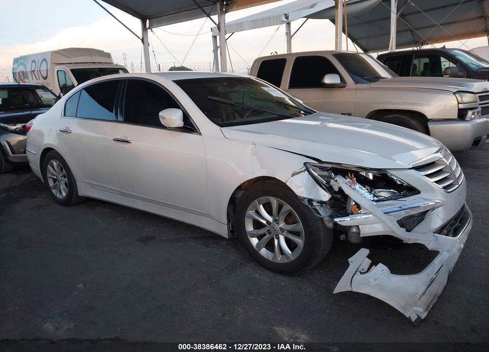 2012 HYUNDAI GENESIS 3.8 VIN: KMHGC4DDXCU171521