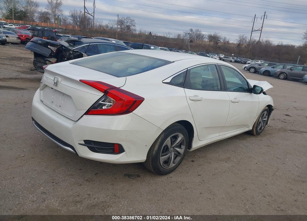 2020 HONDA CIVIC LX VIN: 2HGFC2F6XLH528736