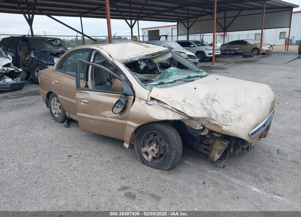 2001 KIA RIO BASE (A4)/BASE (M5) VIN: KNADC123416084132