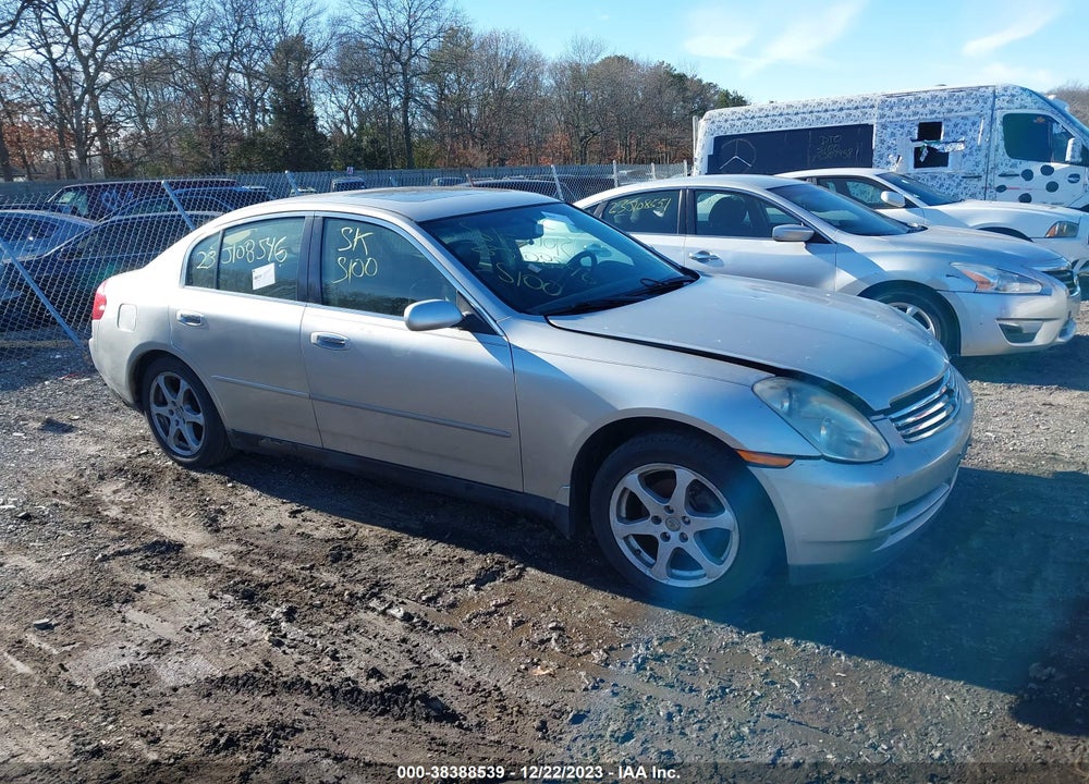 2004 INFINITI G35X VIN: JNKCV51F74M707592