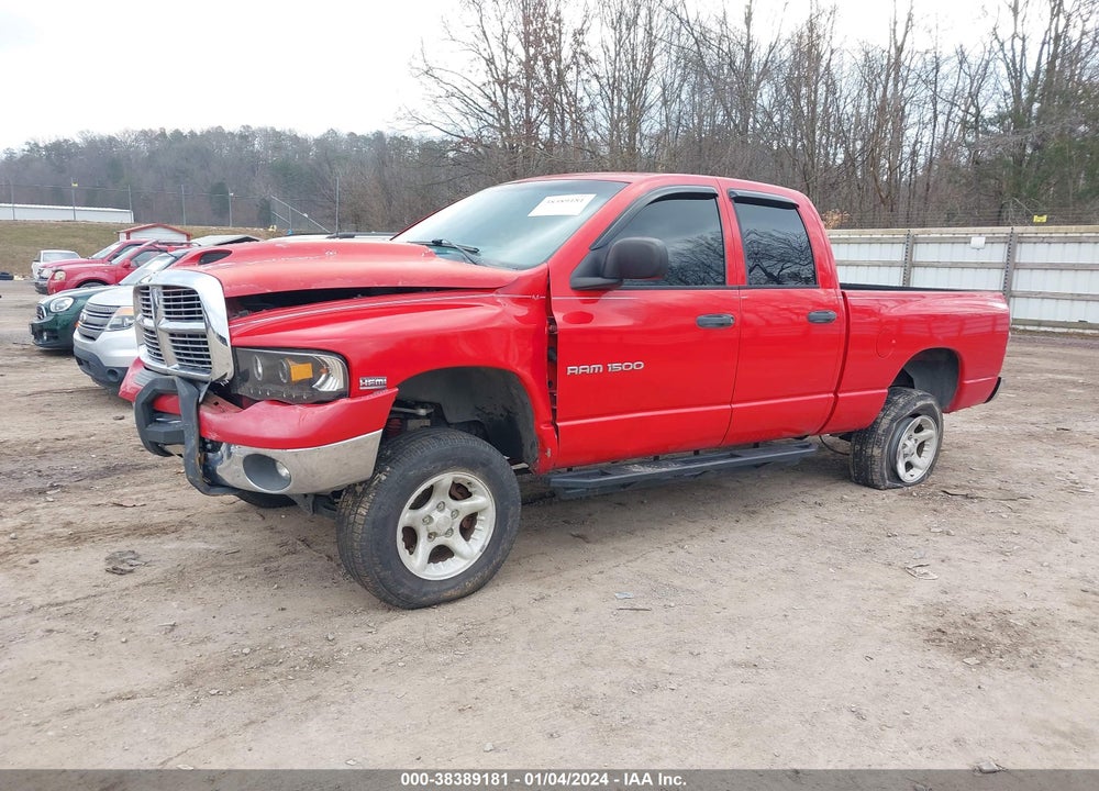 2005 DODGE RAM 1500 SLT/LARAMIE VIN: 1D7HU18D75J501446