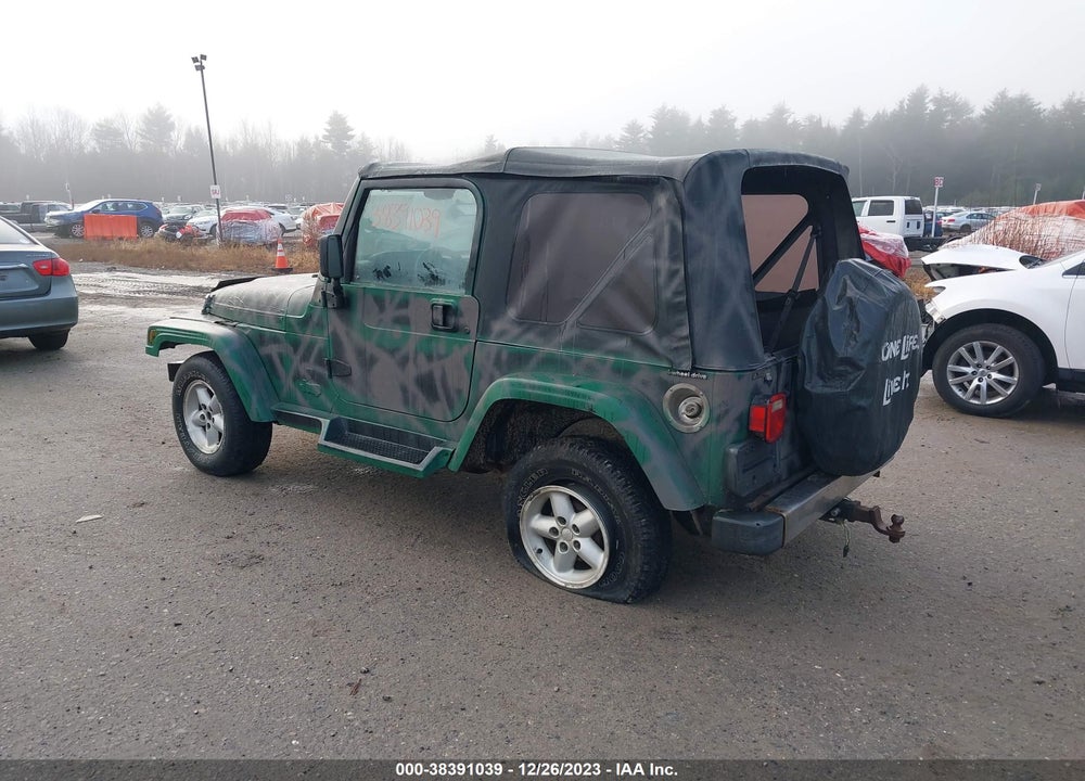 1999 JEEP WRANGLER SPORT VIN: 1J4FY19S5XP470145