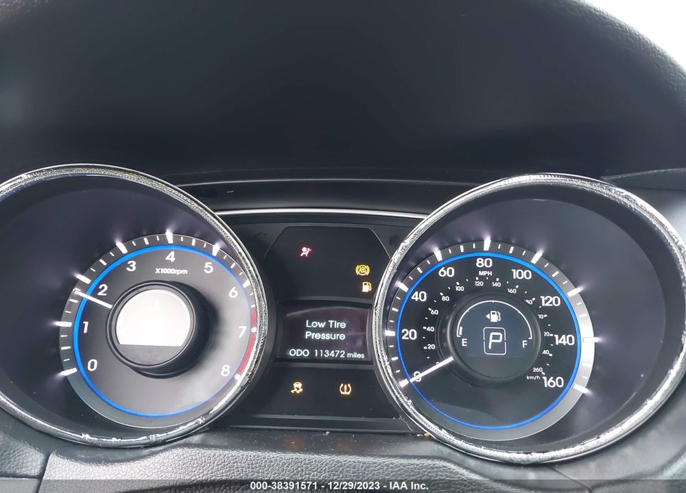 2013 HYUNDAI SONATA GLS VIN: 5NPEB4AC2DH801201