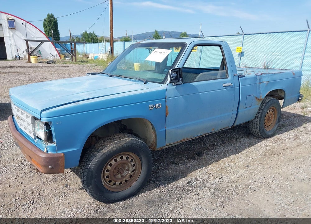 1983 CHEVROLET S TRUCK S10 VIN: 1GCCT14B0D8167892