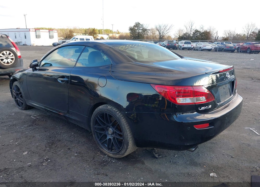 2010 LEXUS IS 350C VIN: JTHFE2C28A2503980