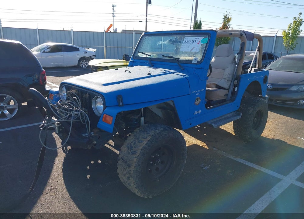 2001 JEEP WRANGLER SAHARA VIN: 1J4FA59S81P334255