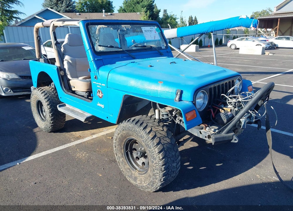 2001 JEEP WRANGLER SAHARA VIN: 1J4FA59S81P334255