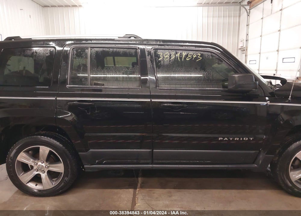 2016 JEEP PATRIOT HIGH ALTITUDE EDITION VIN: 1C4NJPFA7GD700600