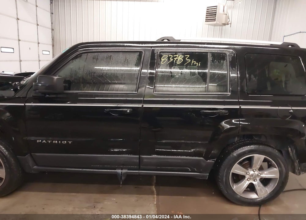 2016 JEEP PATRIOT HIGH ALTITUDE EDITION VIN: 1C4NJPFA7GD700600