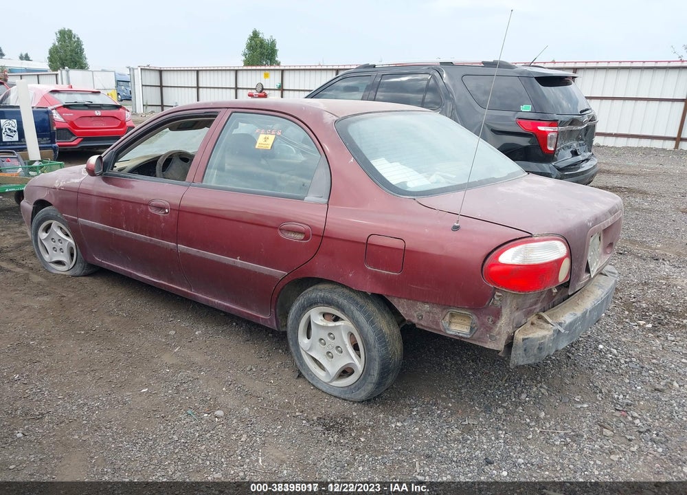 2001 KIA SEPHIA BASE (A4)/BASE (M5)/LS PWR PKG VIN: KNAFB121415085491
