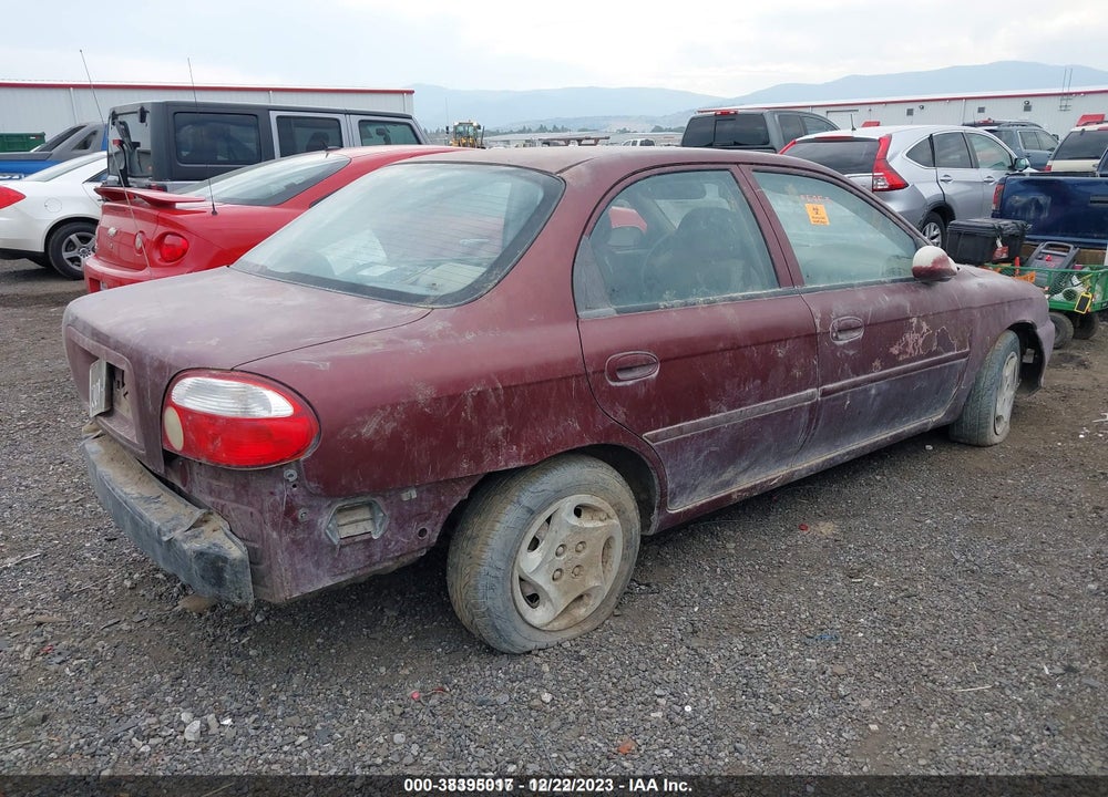 2001 KIA SEPHIA BASE (A4)/BASE (M5)/LS PWR PKG VIN: KNAFB121415085491