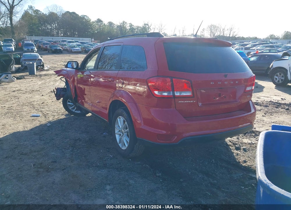 2018 DODGE JOURNEY SXT VIN: 3C4PDCBB9JT463133