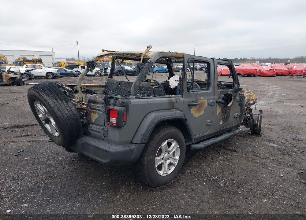 2021 JEEP WRANGLER UNLIMITED SPORT S 4X4 VIN: 1C4HJXDG4MW533651