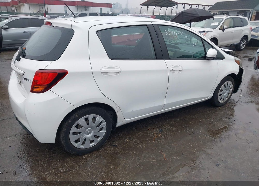 2015 TOYOTA YARIS L VIN: VNKKTUD39FA027560