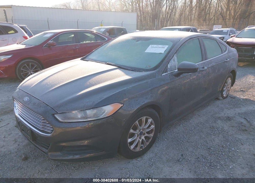 2015 FORD FUSION S VIN: 1FA6P0G75F5124100