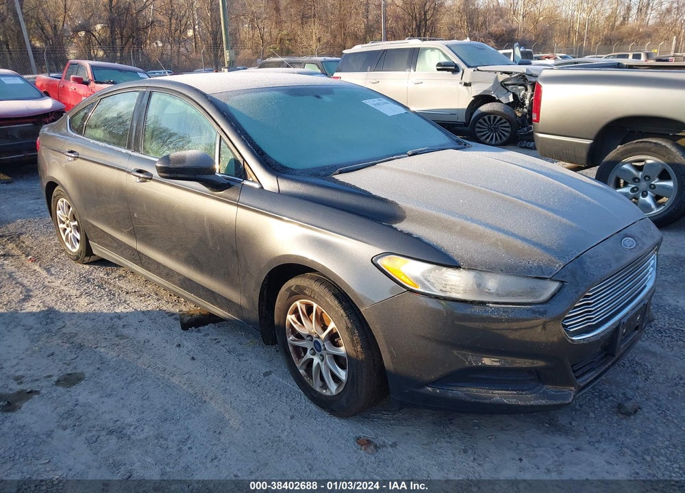 2015 FORD FUSION S VIN: 1FA6P0G75F5124100