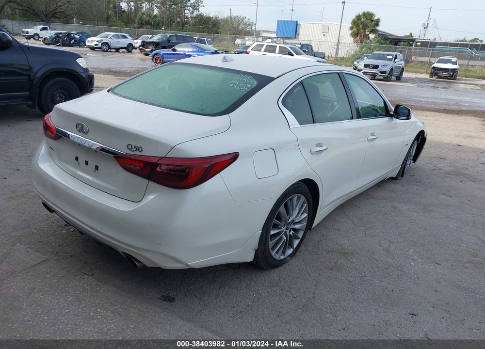 2019 INFINITI Q50 3.0T LUXE VIN: JN1EV7AR3KM592392