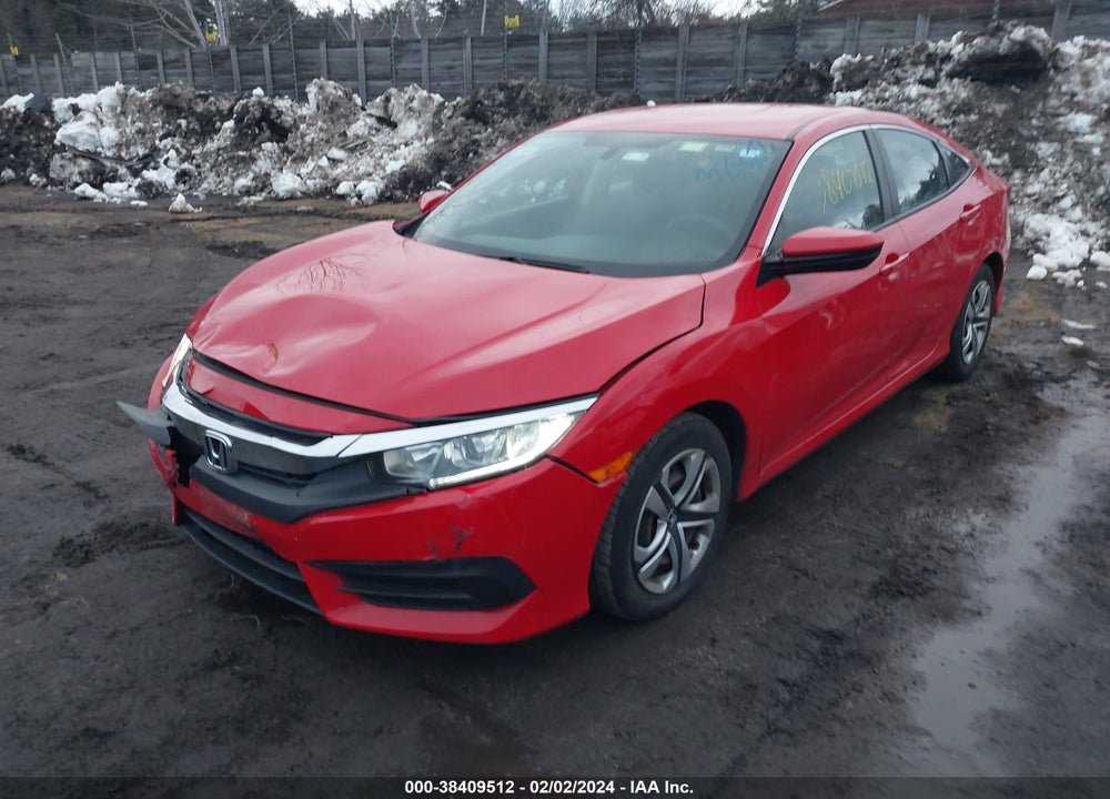 2017 HONDA CIVIC LX VIN: 2HGFC2F5XHH564599