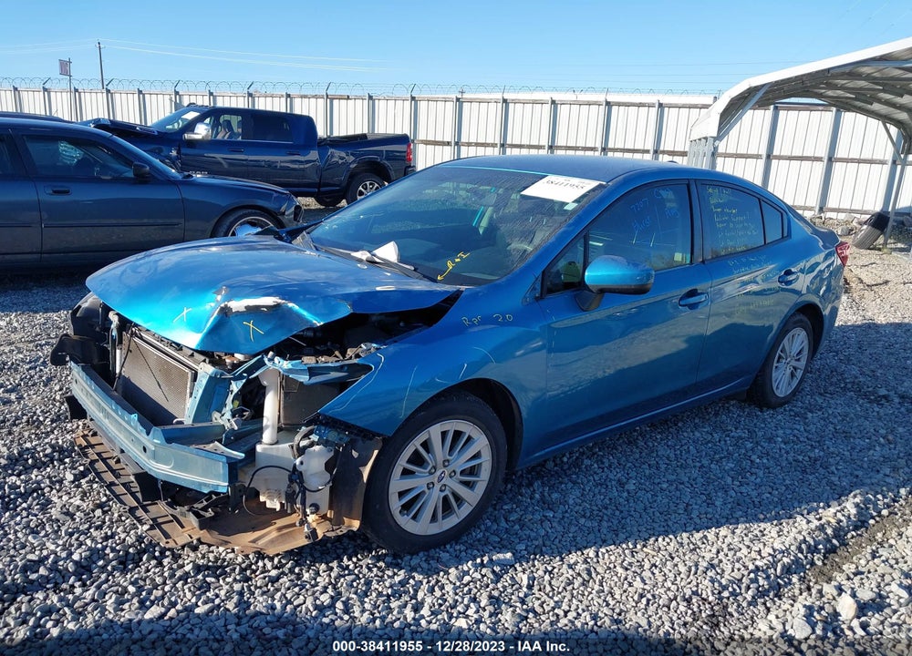 2018 SUBARU IMPREZA 2.0I PREMIUM VIN: 4S3GKAB61J3602261