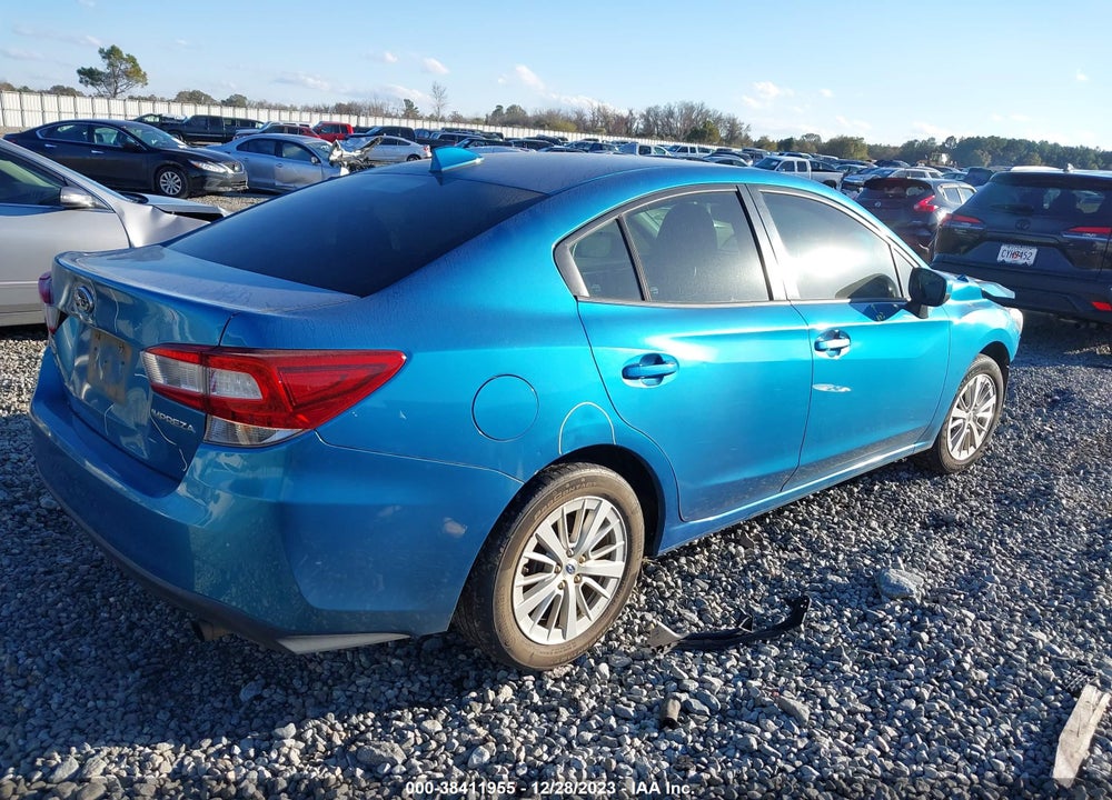 2018 SUBARU IMPREZA 2.0I PREMIUM VIN: 4S3GKAB61J3602261