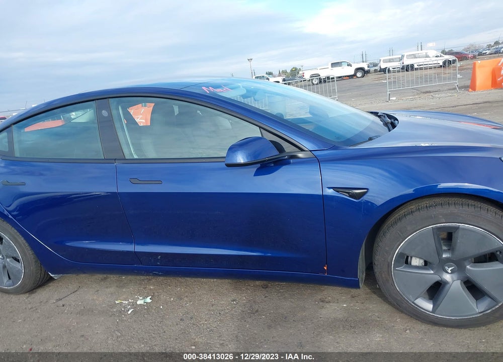 2022 TESLA MODEL 3 VIN: 5YJ3E1EB9NF314933