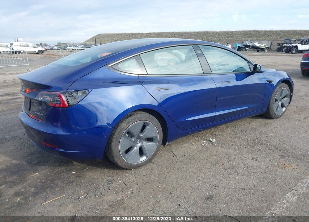 2022 TESLA MODEL 3 VIN: 5YJ3E1EB9NF314933
