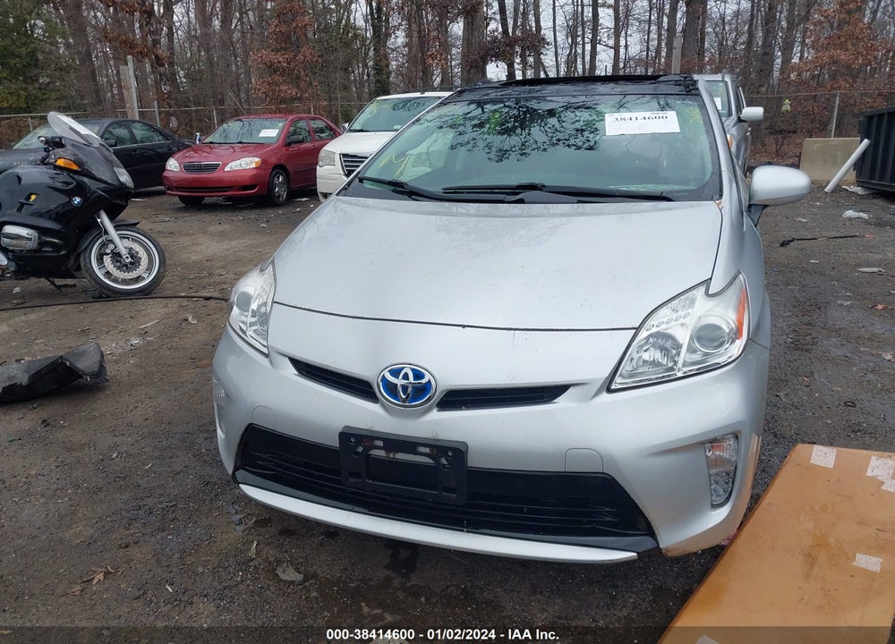 2013 TOYOTA PRIUS THREE VIN: JTDKN3DU5D5653697