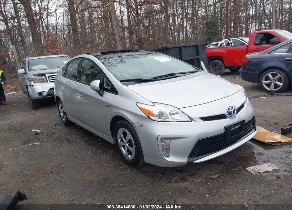 2013 TOYOTA PRIUS THREE VIN: JTDKN3DU5D5653697