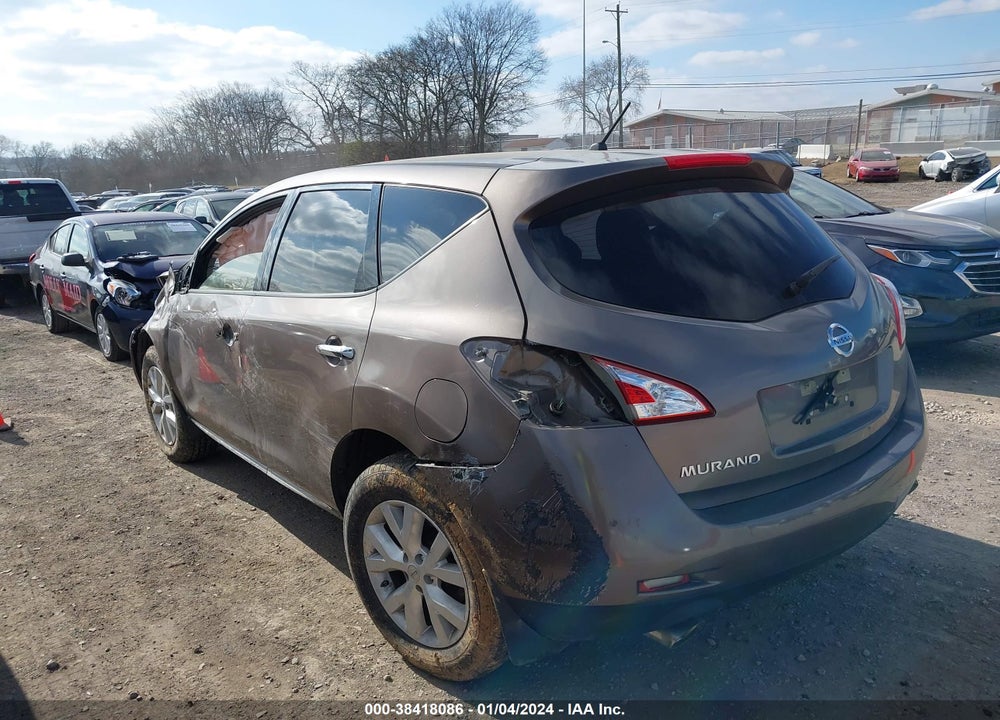 2014 NISSAN MURANO LE/S/SL/SV VIN: JN8AZ1MU4EW408491
