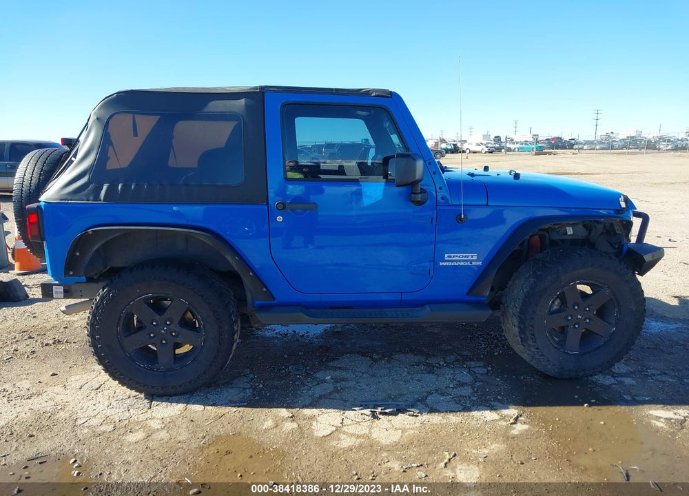 2011 JEEP WRANGLER SPORT VIN: 1J4AA2D10BL557647