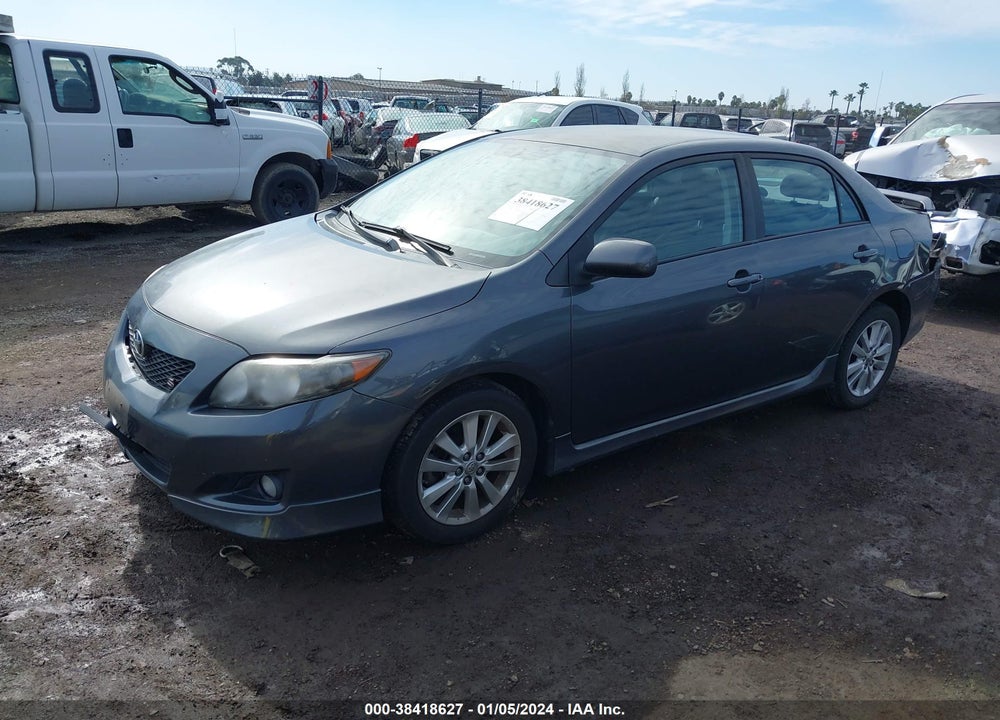 2010 TOYOTA COROLLA S VIN: 2T1BU4EE3AC410324