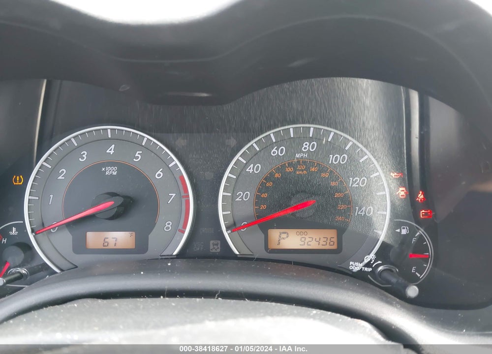 2010 TOYOTA COROLLA S VIN: 2T1BU4EE3AC410324