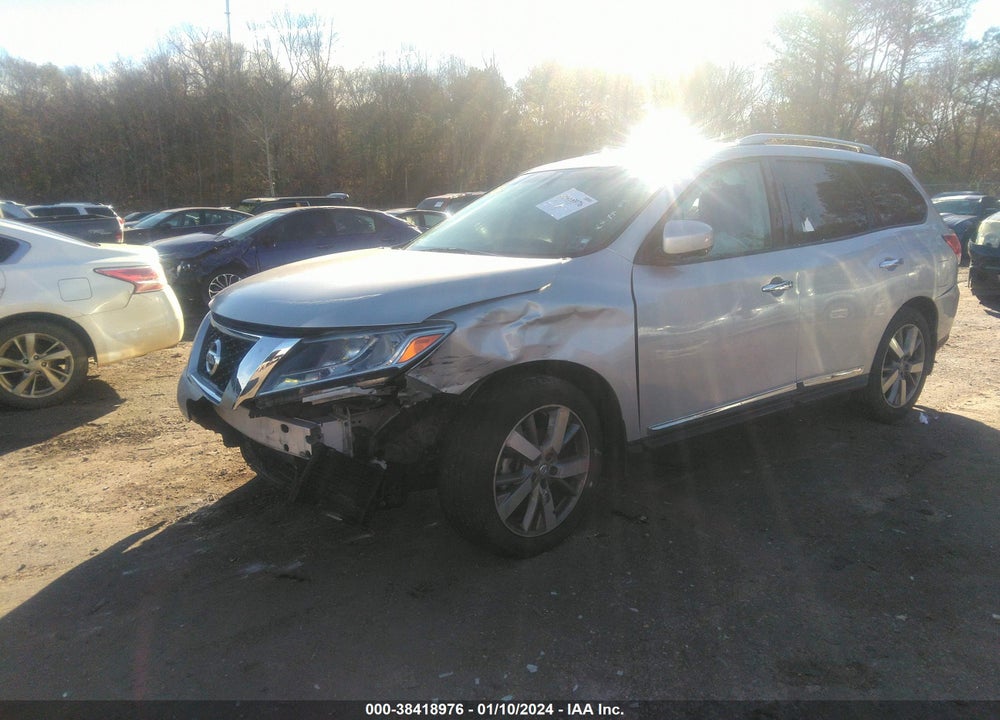2015 NISSAN PATHFINDER PLATINUM VIN: 5N1AR2MN4FC710338