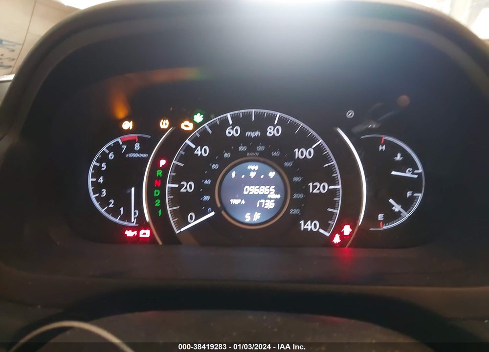 2012 HONDA CR-V VIN: JHLRM4H5XCC006543