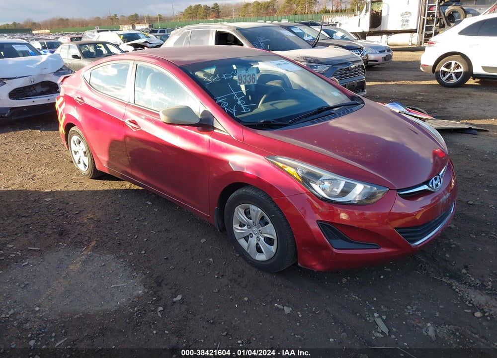 2016 HYUNDAI ELANTRA SE VIN: 5NPDH4AE5GH794390