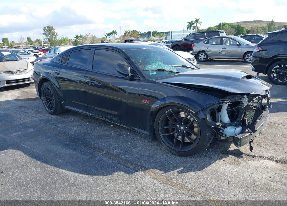 2021 DODGE CHARGER SCAT PACK WIDEBODY RWD VIN: 2C3CDXGJ7MH634873